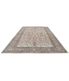 Kayseri 9' 1" X 13' 1" Hand-Knotted Wool Rug 9' 1" X 13' 1" (277 X 399) / Ivory / Grey