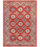 Hand Knotted Kazak Wool Rug 10' 4" X 14' 3" 10' 4" X 14' 3" (315 X 434) / Red / Ivory