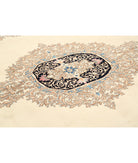 Kerman 9'11'' X 13'8'' Hand-Knotted Wool Rug 9'11'' x 13'8'' (298 X 410) / Ivory / Blue