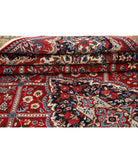 Kerman 9'9'' X 12'9'' Hand-Knotted Wool Rug 9'9'' x 12'9'' (293 X 383) / Red / Blue