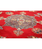 Kerman 11'6'' X 17'5'' Hand-Knotted Wool Rug 11'6'' x 17'5'' (345 X 523) / Red / Blue