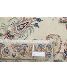 Kerman 9'9'' X 13'2'' Hand-Knotted Wool Rug 9'9'' x 13'2'' (293 X 395) / Ivory / Red