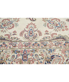 Kerman 9'9'' X 13'2'' Hand-Knotted Wool Rug 9'9'' x 13'2'' (293 X 395) / Ivory / Red