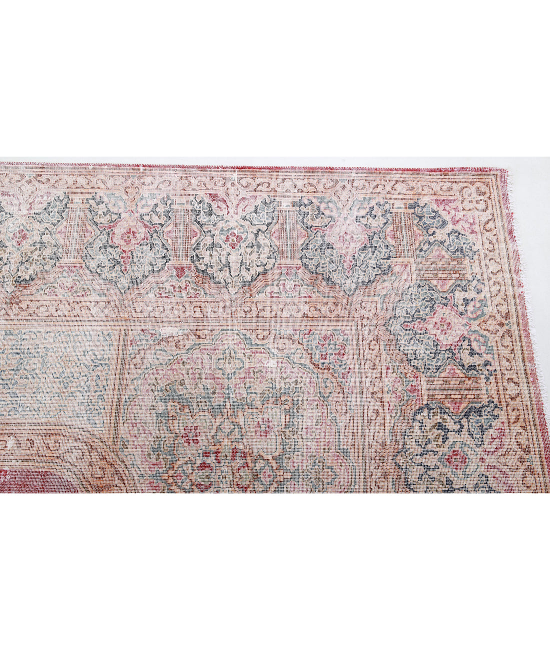 Vintage 9'11'' X 12'7'' Hand-Knotted Wool Rug 9'11'' x 12'7'' (298 X 378) / Red / Blue