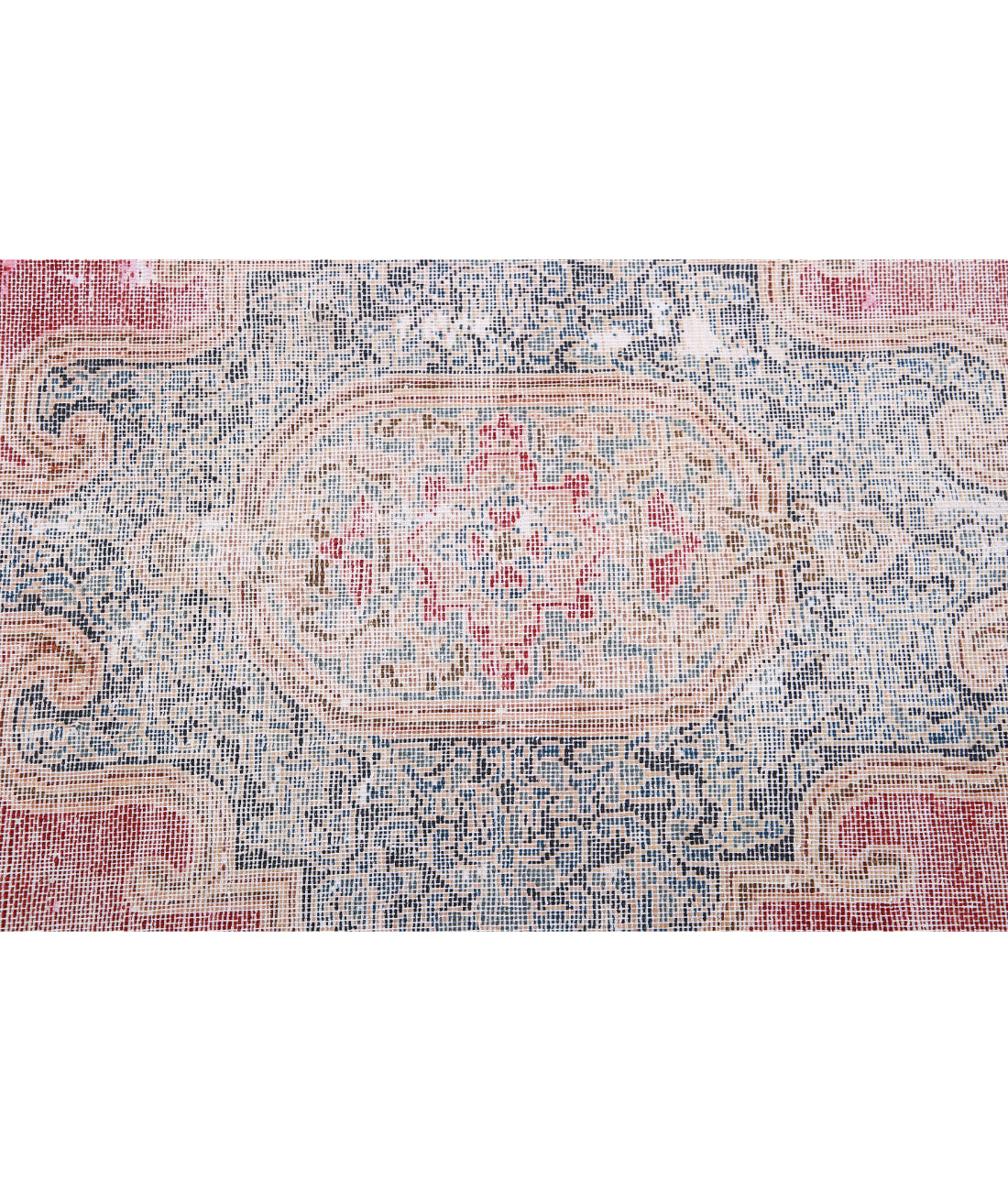 Vintage 9'11'' X 12'7'' Hand-Knotted Wool Rug 9'11'' x 12'7'' (298 X 378) / Red / Blue