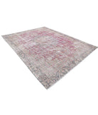 Vintage 8'5'' X 11'2'' Hand-Knotted Wool Rug 8'5'' x 11'2'' (253 X 335) / Burgundy / Blue