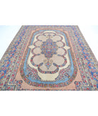 Kerman 8'0'' X 10'10'' Hand-Knotted Wool Rug 8'0'' x 10'10'' (240 X 325) / Ivory / Blue