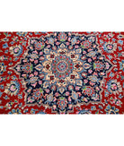 Kerman 9'10'' X 13'8'' Hand-Knotted Wool Rug 9'10'' x 13'8'' (295 X 410) / Red / Blue