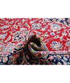 Kerman 9'10'' X 13'8'' Hand-Knotted Wool Rug 9'10'' x 13'8'' (295 X 410) / Red / Blue