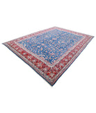 Kerman 9'9'' X 13'5'' Hand-Knotted Wool Rug 9'9'' x 13'5'' (293 X 403) / Blue / Red