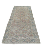 Kerman 3'8'' X 9'6'' Hand-Knotted Wool Rug 3'8'' x 9'6'' (110 X 285) / Pink / Blue