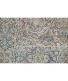 Kerman 3'8'' X 9'6'' Hand-Knotted Wool Rug 3'8'' x 9'6'' (110 X 285) / Pink / Blue