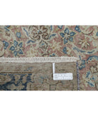 Kerman 3'8'' X 9'6'' Hand-Knotted Wool Rug 3'8'' x 9'6'' (110 X 285) / Pink / Blue