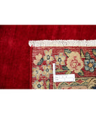 Kerman 9'11'' X 13'9'' Hand-Knotted Wool Rug 9'11'' x 13'9'' (298 X 413) / Red / Blue