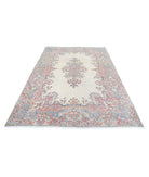 Kerman 5'10'' X 8'11'' Hand-Knotted Wool Rug 5'10'' x 8'11'' (175 X 268) / Ivory / Blue