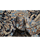 Hand Knotted Kerman Wool Rug 11' 8" X 16' 10" 11' 8" X 16' 10" (356 X 513) / Blue / Taupe