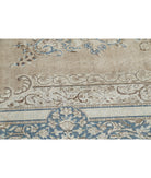 Kerman 9'10'' X 16'2'' Hand-Knotted Wool Rug 9'10'' x 16'2'' (295 X 485) / Taupe / Blue