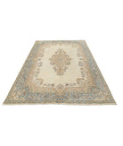 Kerman 5'11'' X 8'8'' Hand-Knotted Wool Rug 5'11'' x 8'8'' (178 X 260) / Beige / Blue