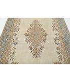 Kerman 5'11'' X 8'8'' Hand-Knotted Wool Rug 5'11'' x 8'8'' (178 X 260) / Beige / Blue