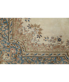 Kerman 5'11'' X 8'8'' Hand-Knotted Wool Rug 5'11'' x 8'8'' (178 X 260) / Beige / Blue