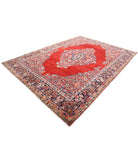 Kerman 8'4'' X 11'4'' Hand-Knotted Wool Rug 8'4'' x 11'4'' (250 X 340) / Red / Blue