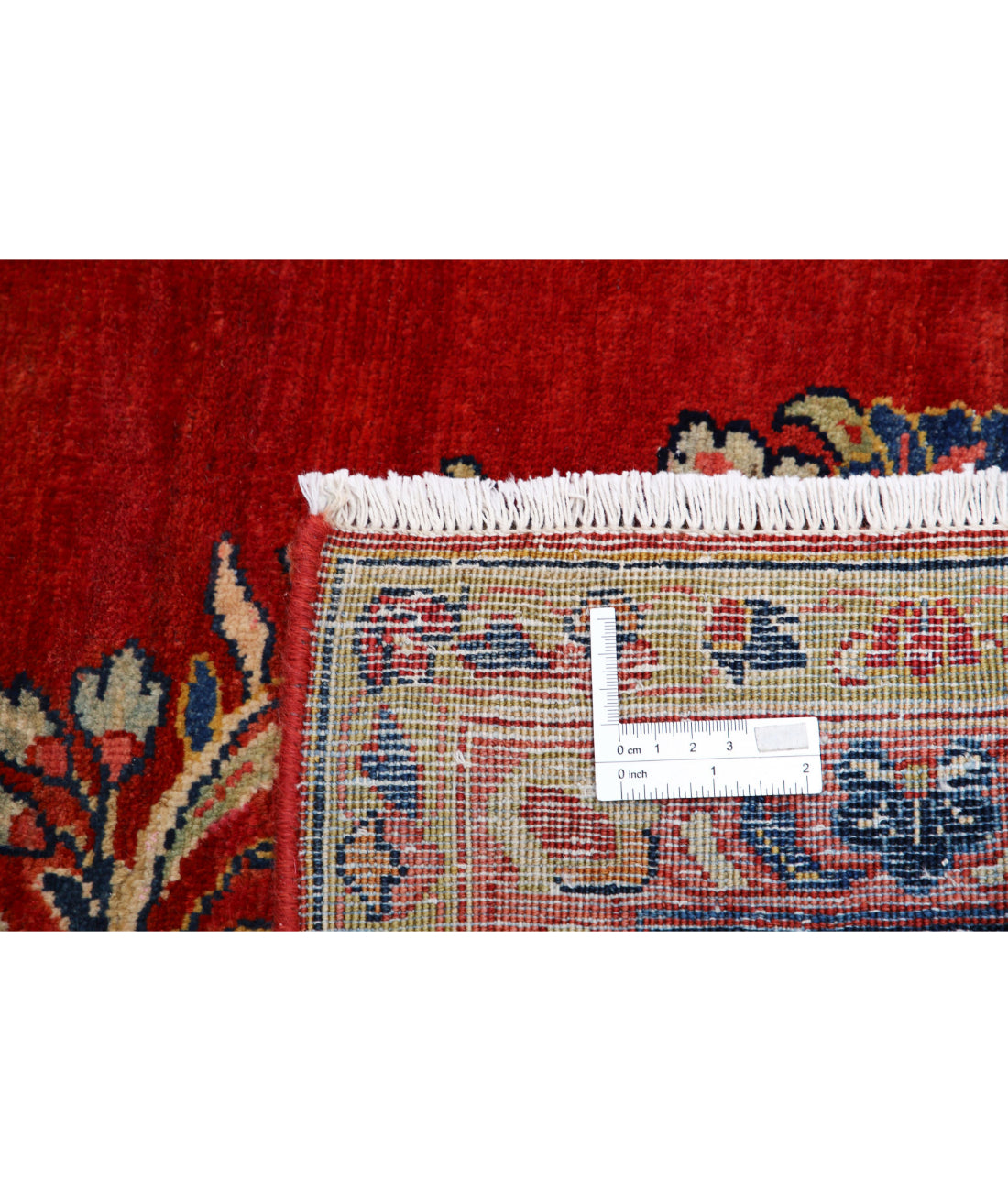 Kerman 8'4'' X 11'4'' Hand-Knotted Wool Rug 8'4'' x 11'4'' (250 X 340) / Red / Blue