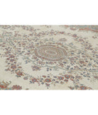 Kerman 11'8'' X 19'3'' Hand-Knotted Wool Rug 11'8'' x 19'3'' (350 X 578) / Ivory / Blue