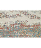 Kerman 11'8'' X 19'3'' Hand-Knotted Wool Rug 11'8'' x 19'3'' (350 X 578) / Ivory / Blue