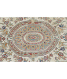 Kerman 11'8'' X 19'3'' Hand-Knotted Wool Rug 11'8'' x 19'3'' (350 X 578) / Ivory / Blue