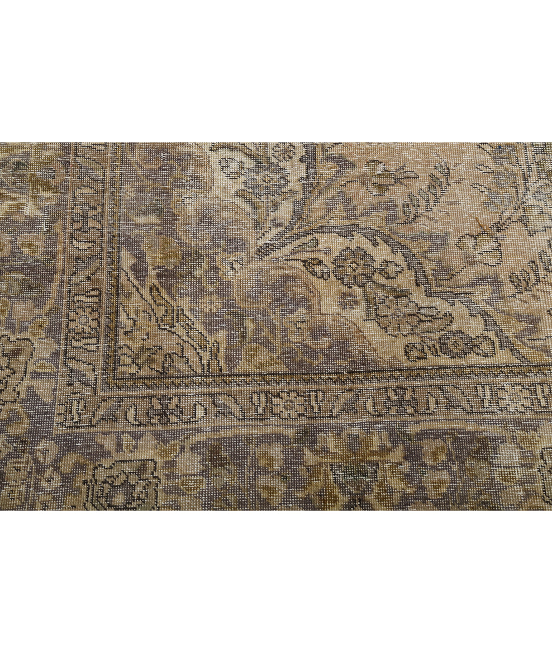 Kerman 9'7'' X 12'6'' Hand-Knotted Wool Rug 9'7'' x 12'6'' (288 X 375) / Beige / Grey