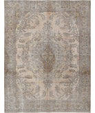 Kerman 9'7'' X 12'6'' Hand-Knotted Wool Rug 9'7'' x 12'6'' (288 X 375) / Beige / Grey