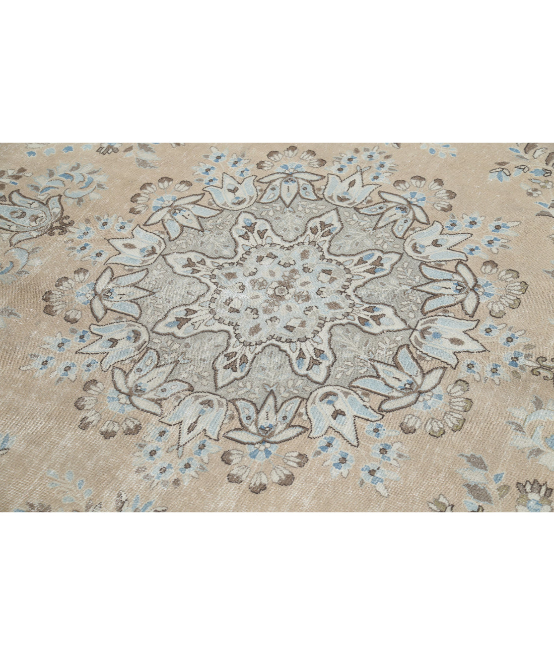 Kerman 8'2'' X 11'7'' Hand-Knotted Wool Rug 8'2'' x 11'7'' (245 X 348) / Taupe / Grey