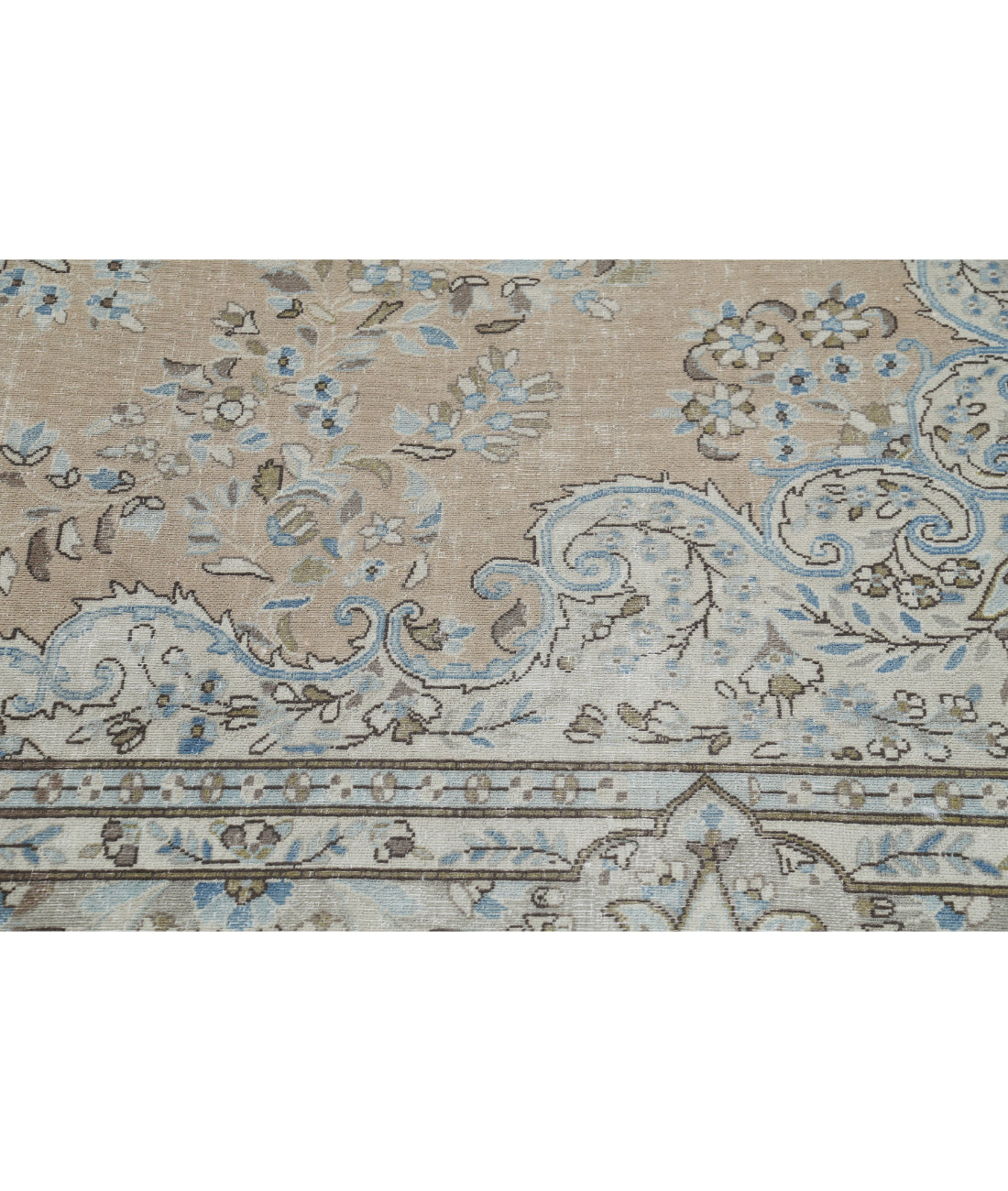 Kerman 8'2'' X 11'7'' Hand-Knotted Wool Rug 8'2'' x 11'7'' (245 X 348) / Taupe / Grey