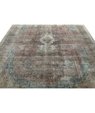 Kerman 9'7'' X 12'5'' Hand-Knotted Wool Rug 9'7'' x 12'5'' (288 X 373) / Rust / Teal