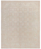 Hand Knotted Khotan Wool Rug 8' 5" X 10' 2" 8' 5" X 10' 2" (257 X 310) / Taupe / Ivory