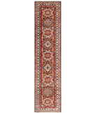 Hand Knotted Khotan Wool Rug 2' 7" X 10' 4" 2' 7" X 10' 4" (79 X 315) / Grey / Ivory