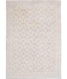 Hand Knotted Khotan Wool Rug 8' 6" X 12' 3" 8' 6" X 12' 3" (259 X 373) / Taupe / Grey