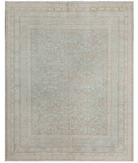 Hand Knotted Khotan Wool Rug 8' 0" X 10' 0" 8' 0" X 10' 0" (244 X 305) / Grey / Ivory