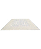 Khotan 11'10'' X 14'0'' Hand-Knotted Wool Rug 11'10'' x 14'0'' (355 X 420) / Grey / Ivory