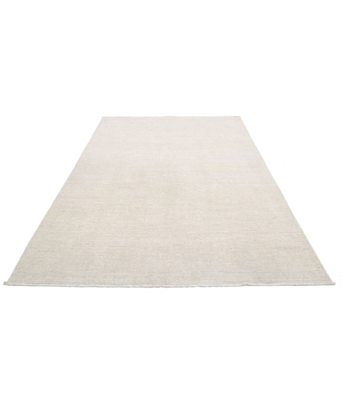 Khotan 5'11'' X 8'8'' Hand-Knotted Wool Rug 5'11'' x 8'8'' (178 X 260) / Ivory / Ivory