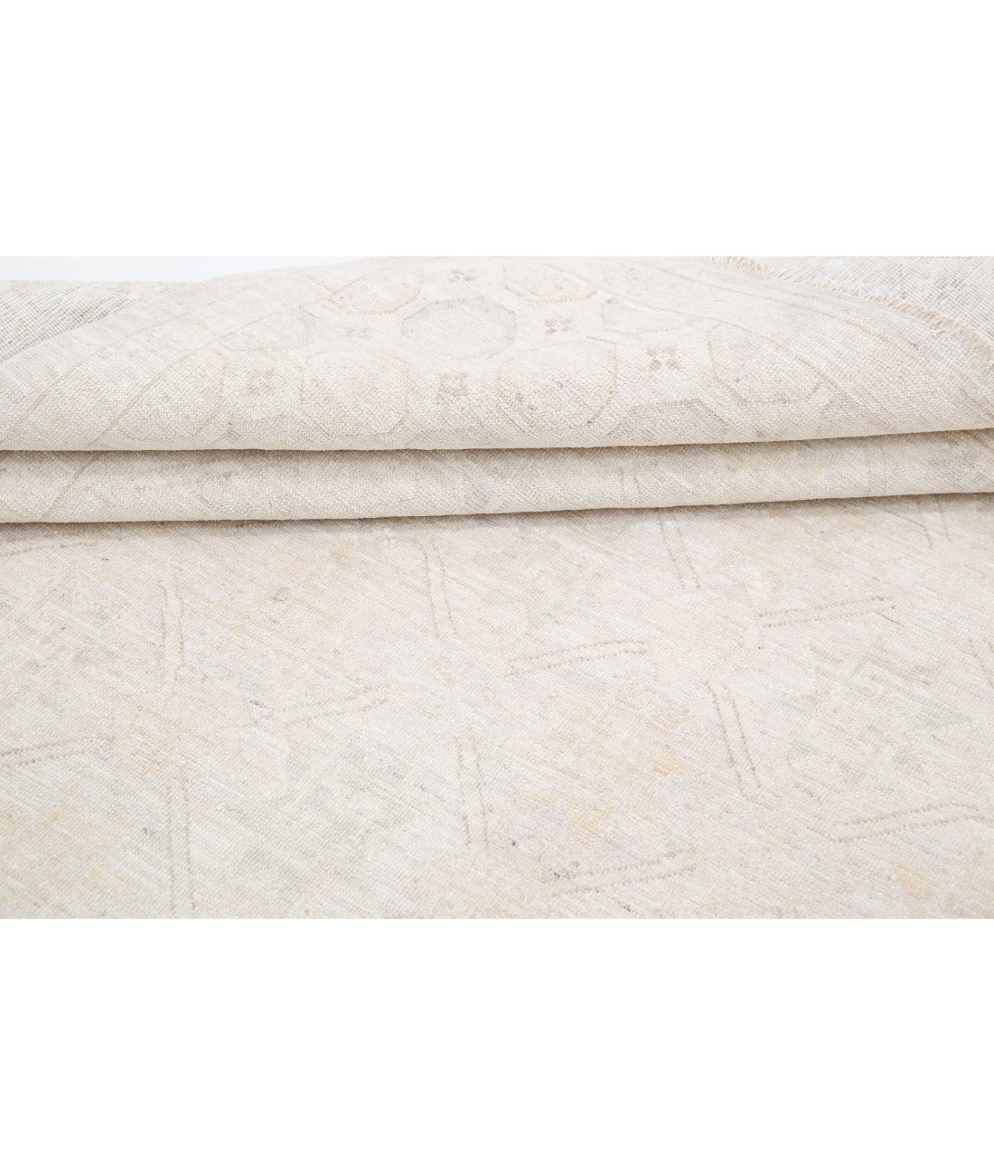 Khotan 8'1'' X 9'4'' Hand-Knotted Wool Rug 8'1'' x 9'4'' (243 X 280) / Ivory / Taupe