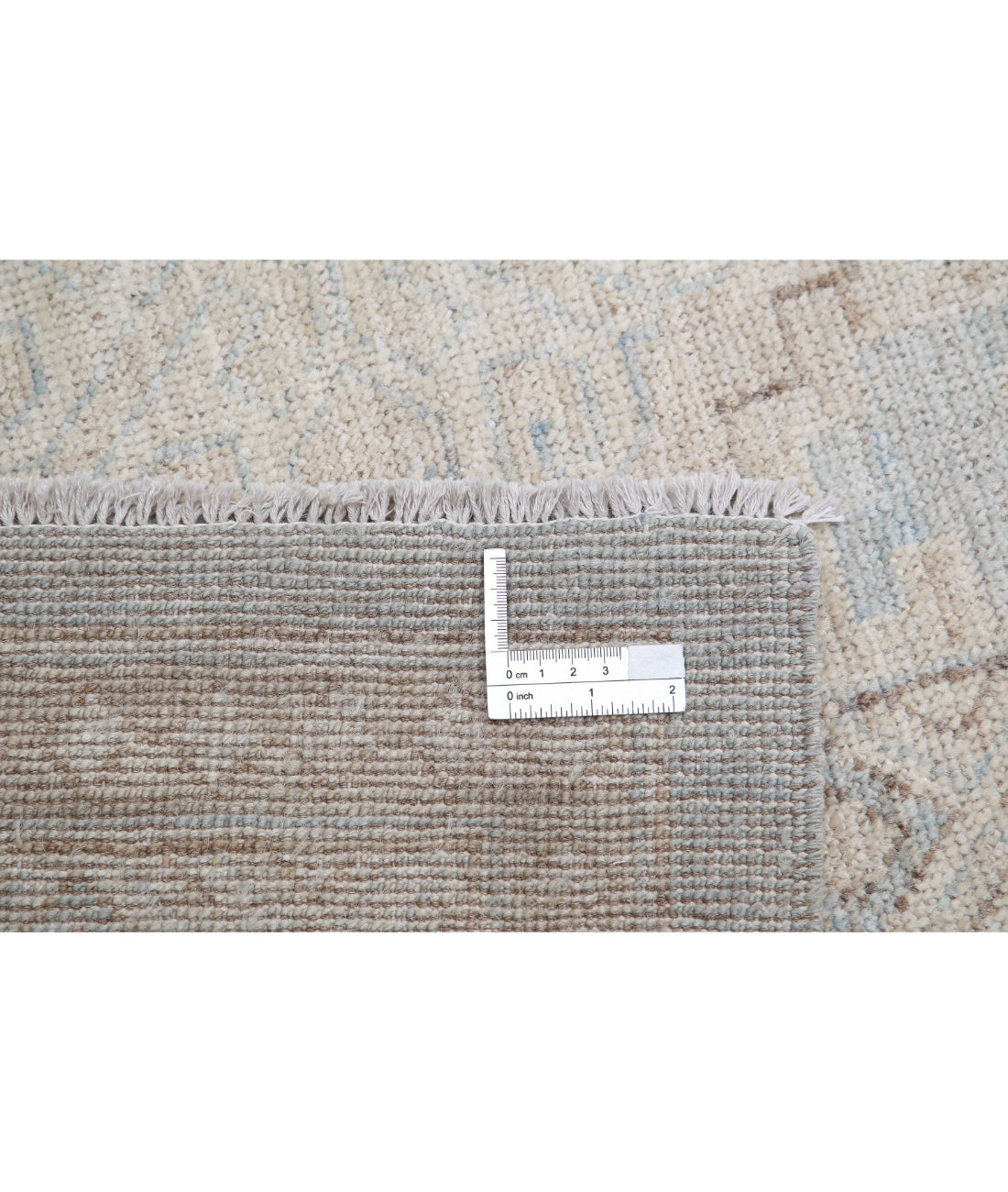 Khotan 16'1'' X 24'1'' Hand-Knotted Wool Rug 16'1'' x 24'1'' (483 X 723) / Grey / Ivory