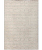 Hand Knotted Khotan Wool Rug 8' 6" X 10' 1" 8' 6" X 10' 1" (259 X 307) / Grey / Grey
