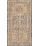 Hand Knotted Khotan Wool Rug 4' 11" X 8' 5" 4' 11" X 8' 5" (150 X 257) / Ivory / Blue
