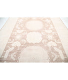 Khotan 9'11'' X 13'7'' Hand-Knotted Wool Rug 9'11'' x 13'7'' (298 X 408) / Brown / Ivory