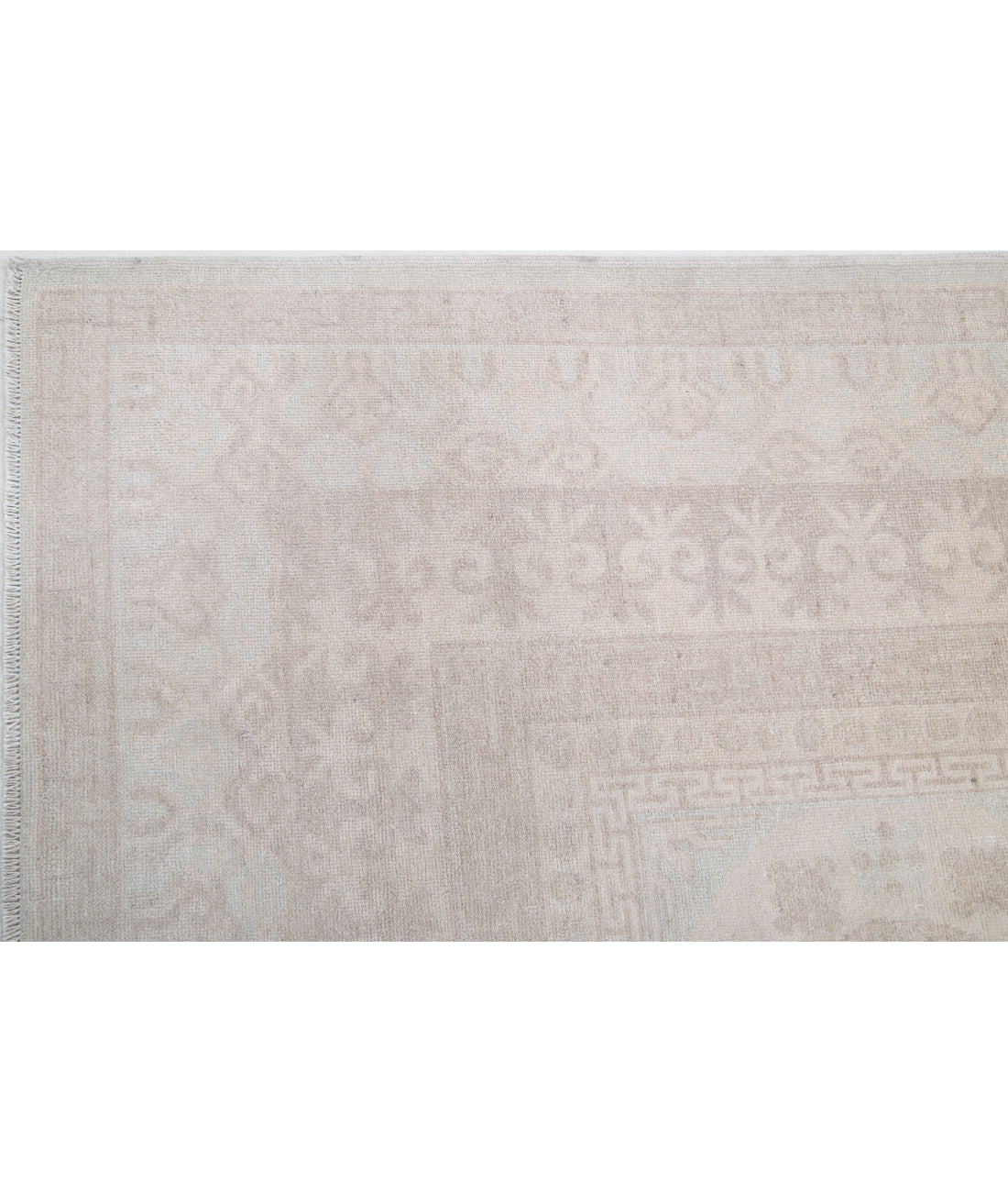 Khotan 9'10'' X 13'7'' Hand-Knotted Wool Rug 9'10'' x 13'7'' (295 X 408) / Ivory / Taupe