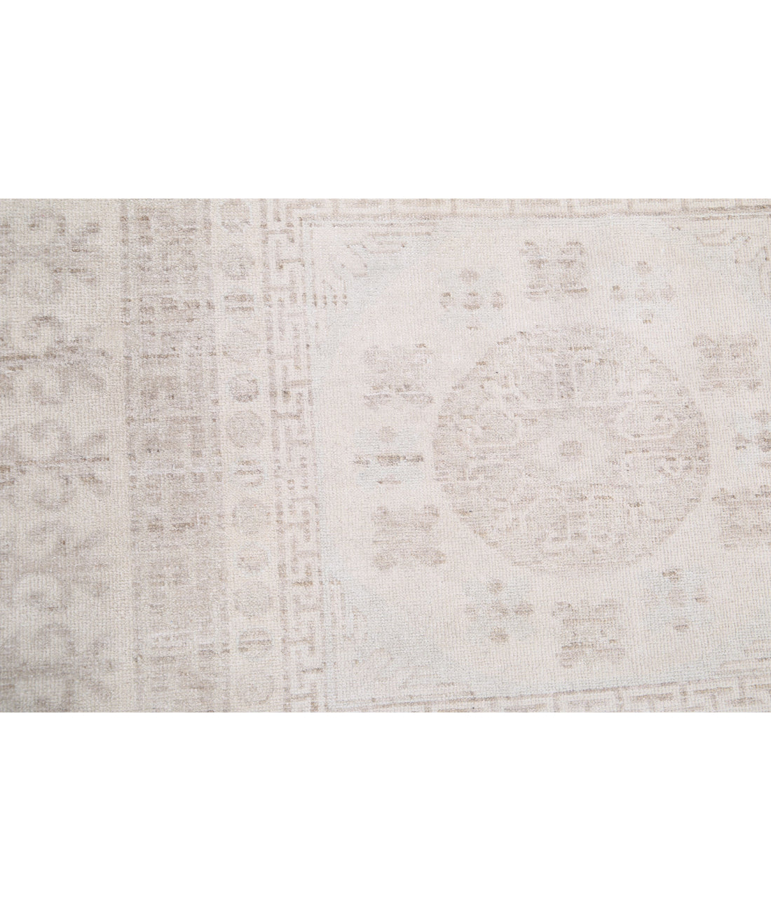 Khotan 9'10'' X 13'7'' Hand-Knotted Wool Rug 9'10'' x 13'7'' (295 X 408) / Ivory / Taupe