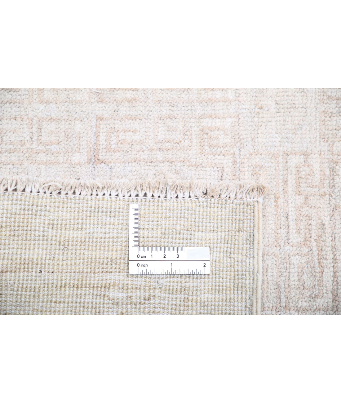 Khotan 3'10'' X 11'10'' Hand-Knotted Wool Rug 3'10'' x 11'10'' (115 X 355) / Ivory / Taupe