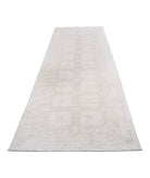 Khotan 3'10'' X 11'10'' Hand-Knotted Wool Rug 3'10'' x 11'10'' (115 X 355) / Ivory / Taupe