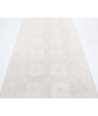 Khotan 3'10'' X 11'10'' Hand-Knotted Wool Rug 3'10'' x 11'10'' (115 X 355) / Ivory / Taupe